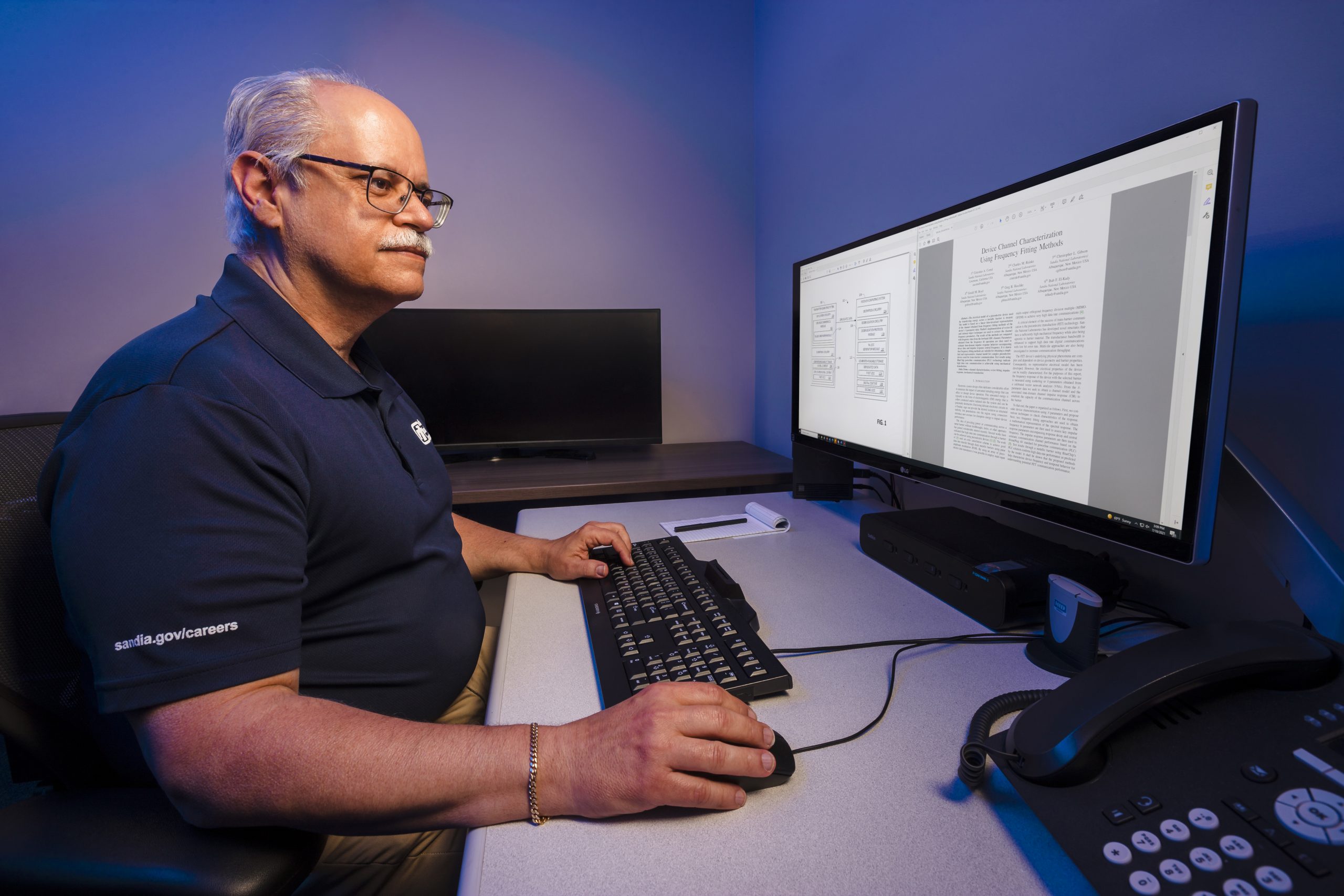 Sandia National Laboratories electrical engineer Celestino Corral invented a method to use error checking computer code to add a layer of security to email and digital messages.
