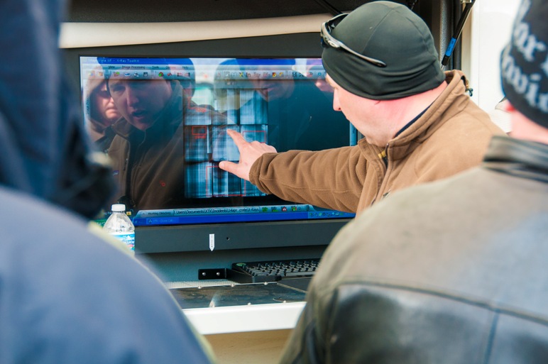 Explosive ordnance disposal technicians use Sandia National Laboratories' XTK software to help analyze and disable an improvised explosive device. XTK is estimated to be used by more than 20,000 people in many of the 467 recognized non-military bomb squads across the country.