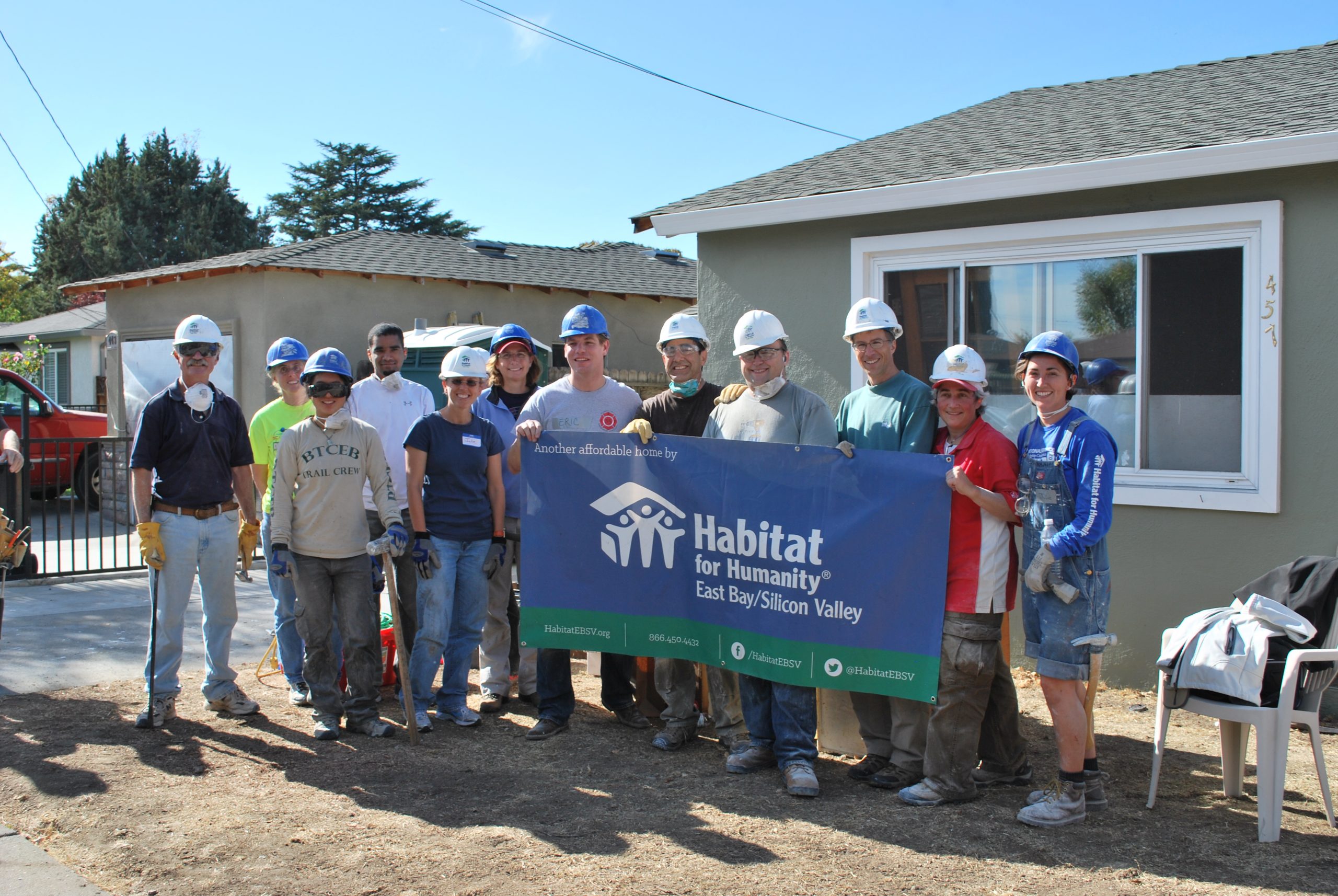 This team of Sandians kicked off Habitat for Humanity's first of several renovation projects planned in Livermore.
