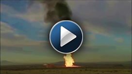 Click on the thumbnail to view footage of the world’s largest liquefied natural gas fire tests ever done on water.