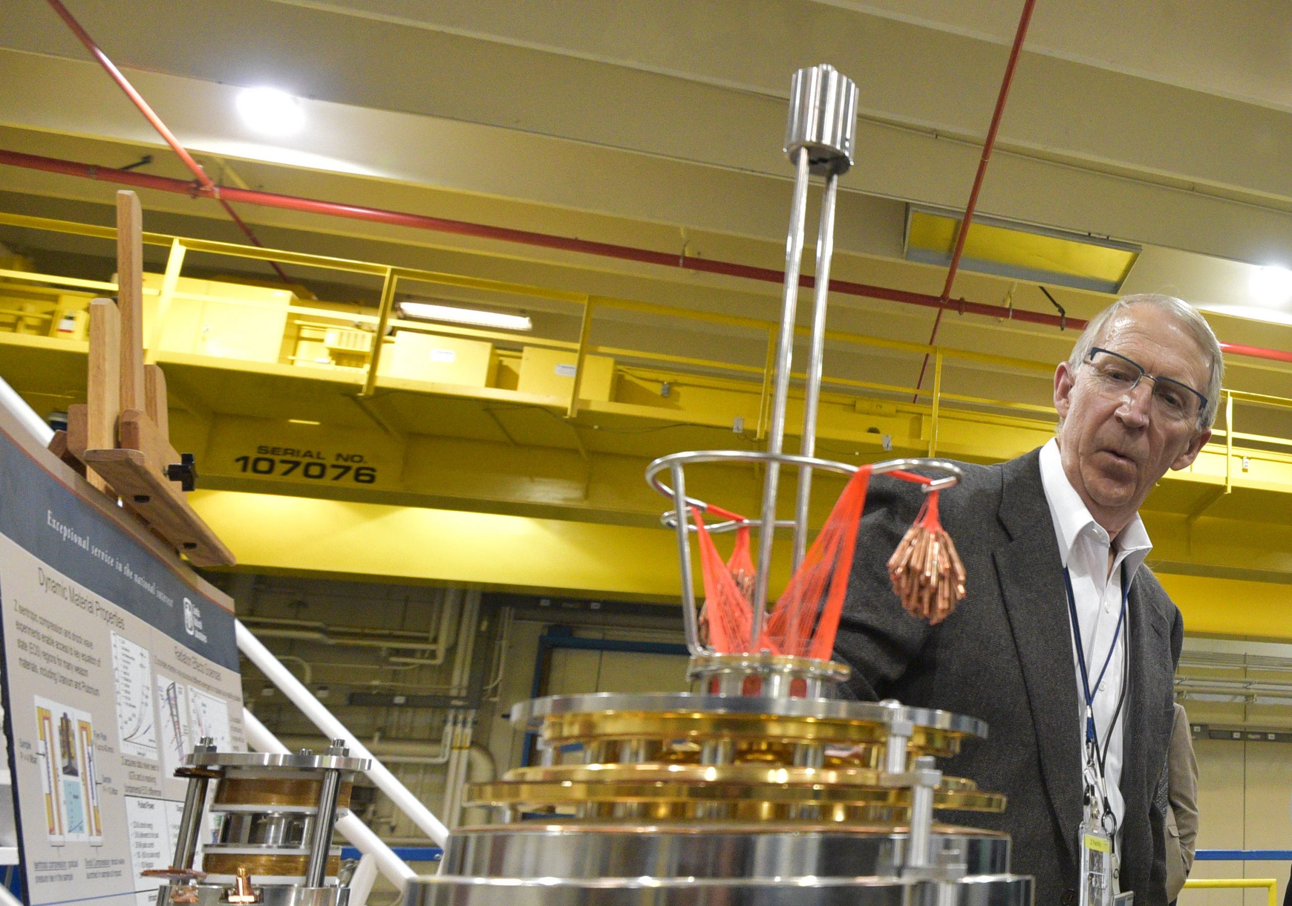 Sandia National Laboratories fellow M. Keith Matzen at Sandia's Z facility.