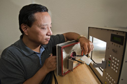 Sandia National Laboratories materials science researcher Steve Dai has come up with a unique approach to creating materials whose properties won't degenerate with temperature swings.