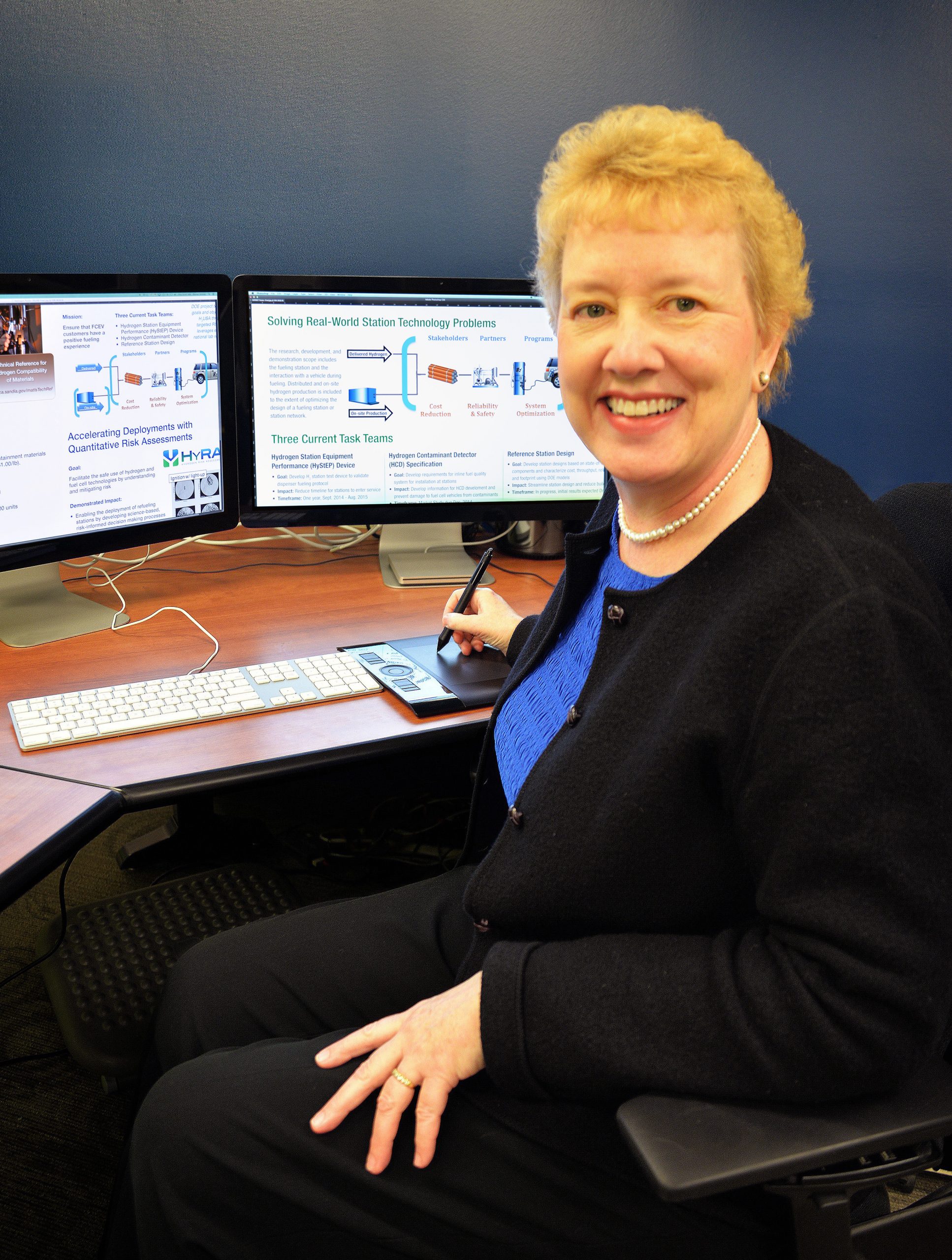 Bianca Thayer, a Sandia National Laboratories business development specialist, negotiated the patent license in 2012 that led to Honeywell UOP using Sandia’s crystalline silico-titanate technology to remove radioactive cesium from contaminated seawater after the Fukushima nuclear power plant disaster in Japan.