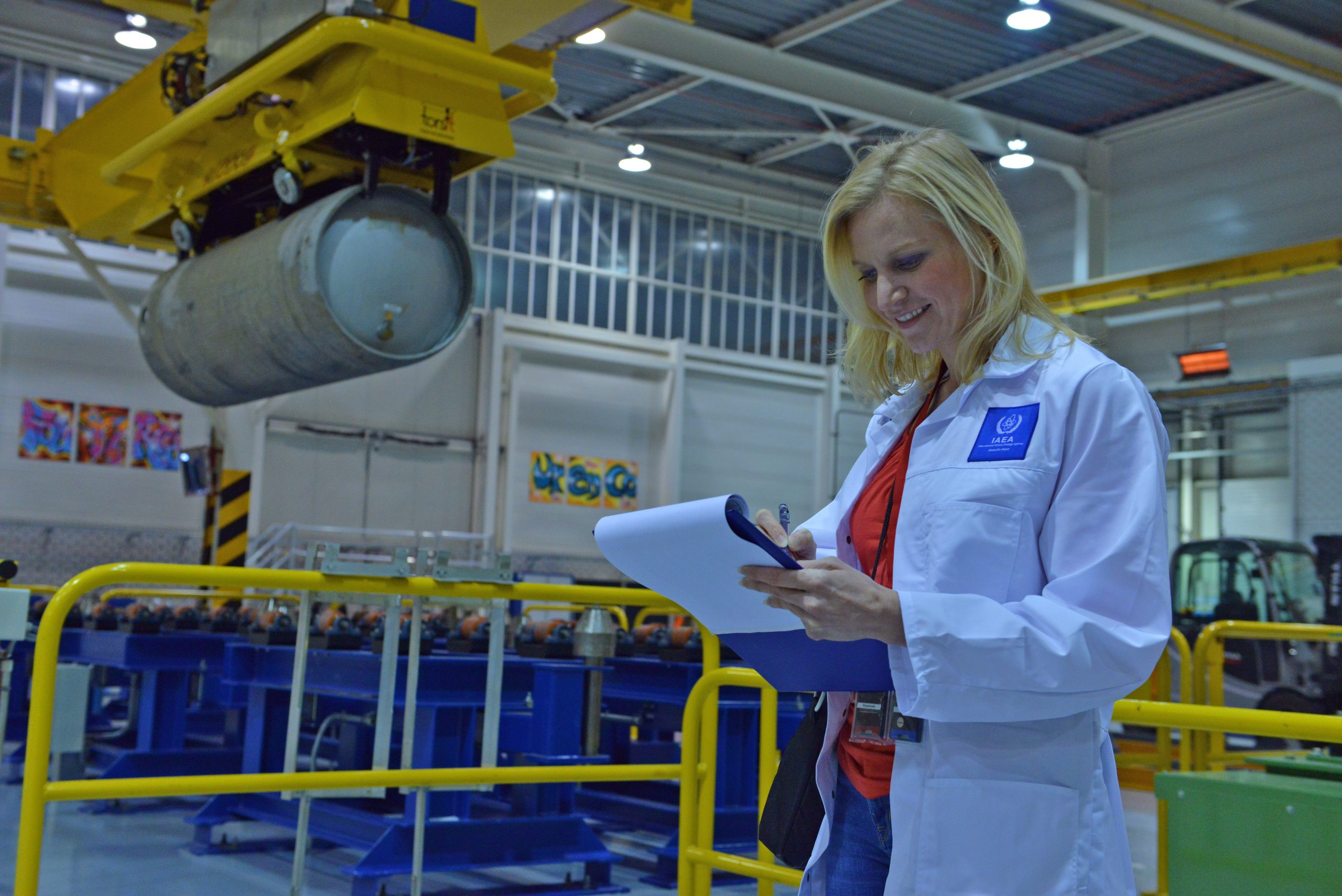 An International Atomic Energy Association safeguards inspection at URENCO in Almelo, Netherlands on Oct. 13, 2015. During a three-year project, a Sandia National Laboratories research team conducted human performance testing to develop recommendations that lighten the cognitive load for safeguards inspectors.