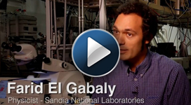 Sandia National Laboratories physicist Farid El Gabaly explains the need for a new kind of material in lithium-ion batteries, particularly for larger applications, and how lithium iron phosphate might be the solution. Watch a second video describing Sandia’s technical approach to analyzing the material.
