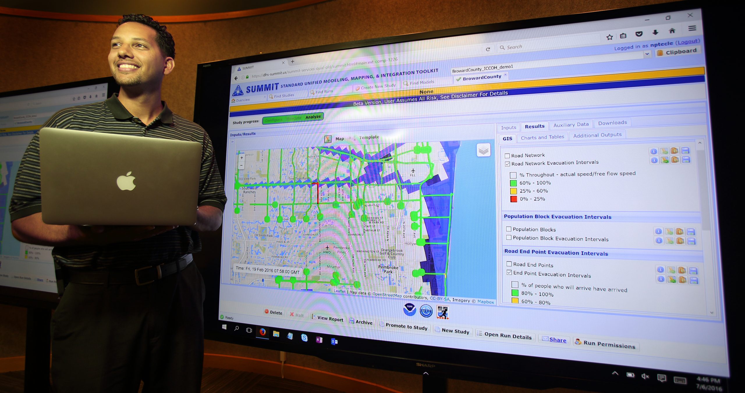 Nerayo Teclemariam says the Sandia National Laboratories team is making significant contributions to the National Hurricane Review program, including developing general guidance for local and state emergency officials.