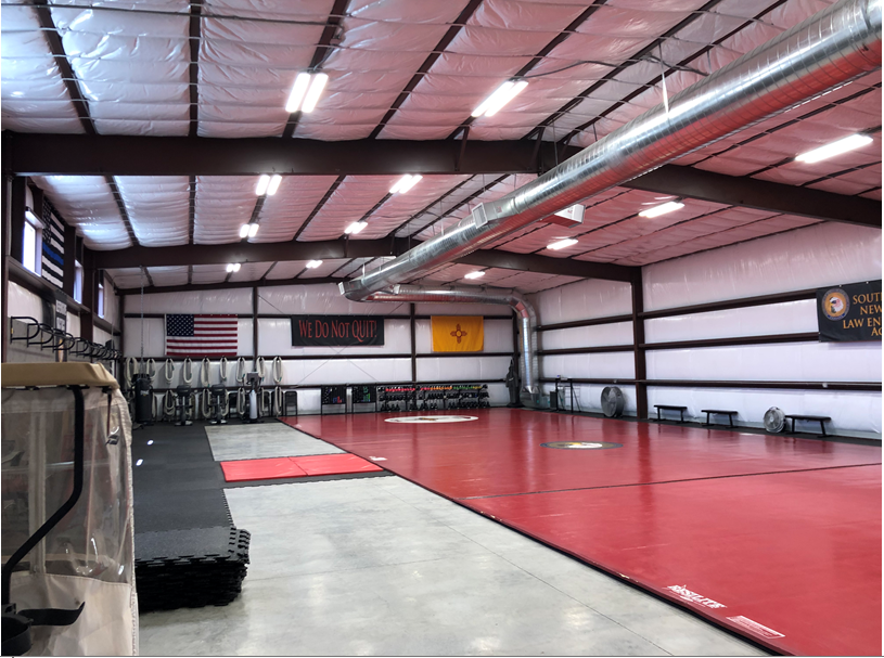 Pluma constructed a new training facility at the Southern New Mexico Law Enforcement Academy.