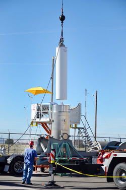 Workers prepare RH-TRU containers for shipment for WIPP.