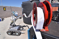 Robots are used by emergency responders to keep danger at a distance, and the Robot Rodeo at Sandia National Laboratories allows responders to get hands-on training in a lively, competitive and low-risk environment.