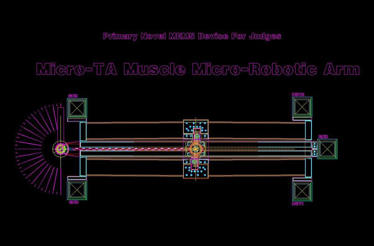 This design from the University of Oklahoma demonstrates a mechanical micromuscle that might be able to perform microsurgical operations.<br />
Download 300dpi JPEG<br />
(Media are welcome to download/publish this image with related news stories.)