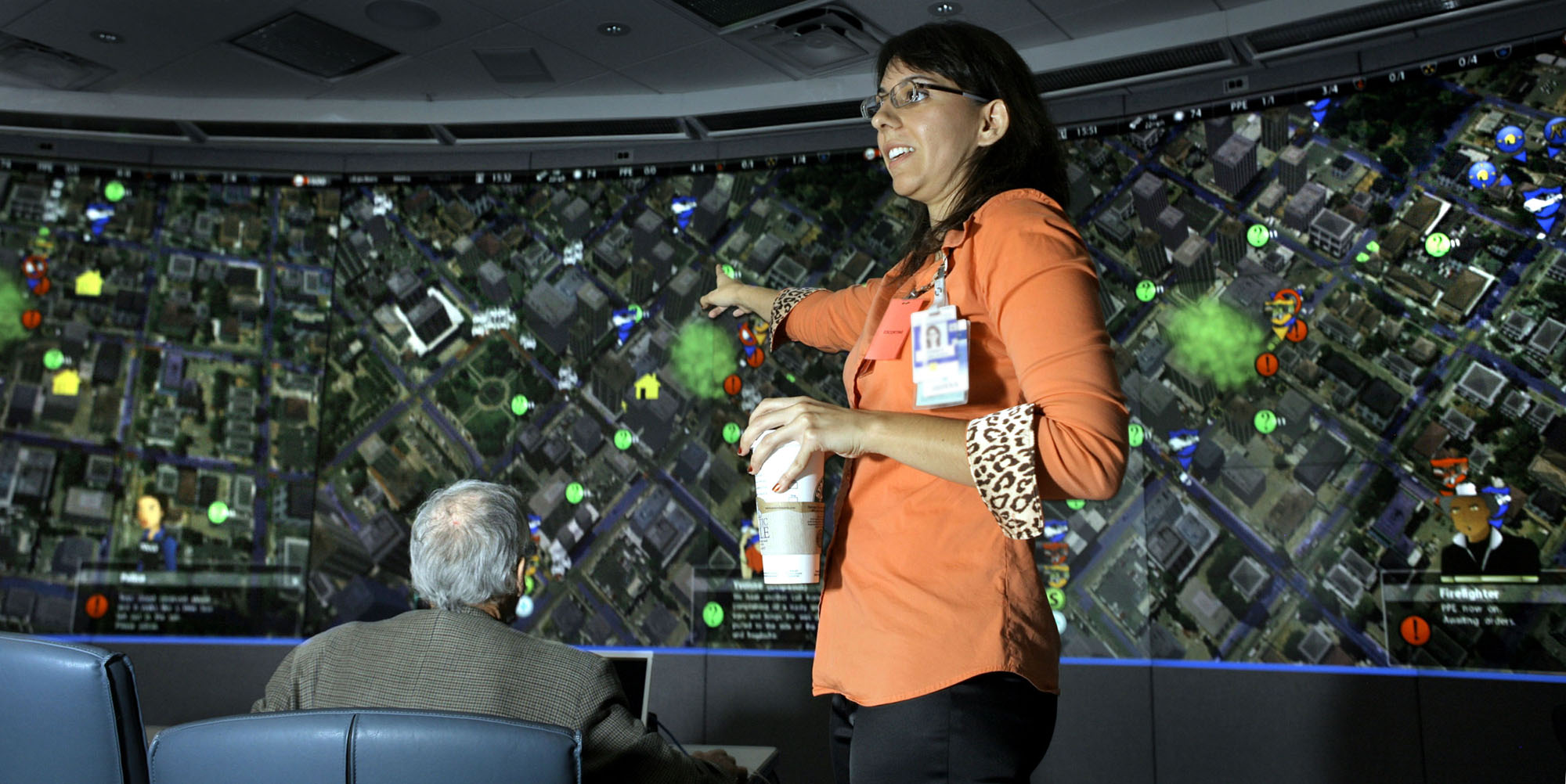 If Sandia computer scientist and software engineer Donna Djordjevich has her way, perhaps today's video game-loving youth will become the next generation's terrorist-fighting scientists, thanks in part to game development skills he or she will have learned at Sandia. (Photo credit: Dino Vournas)