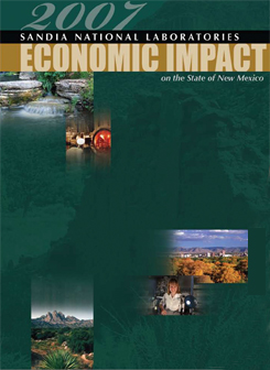 Sandia's Economic Impact on the State of New Mexico.<br />
Load PDF of publication here.