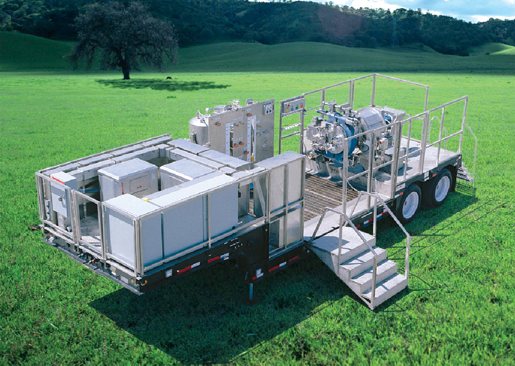 The Explosive Destruction System (EDS) can be transported to sites where materiel may not be safe to store or transport.
