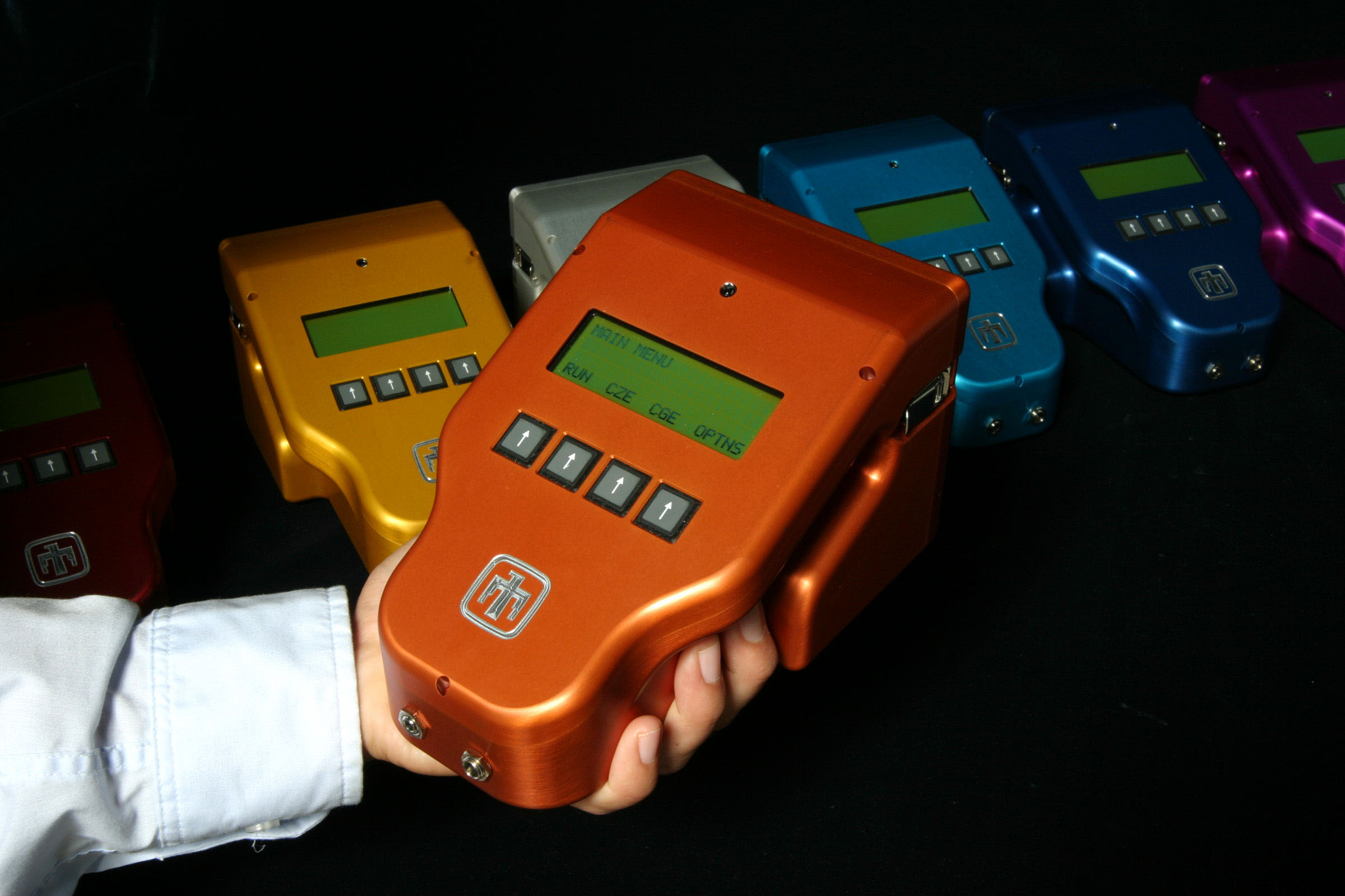 Sandia’s µChemLab™ BD (bio-detection) unit has successfully detected seven different forms of the biotoxin ricin and will undergo field testing this Fall. (Photo by Bud Pelletier)