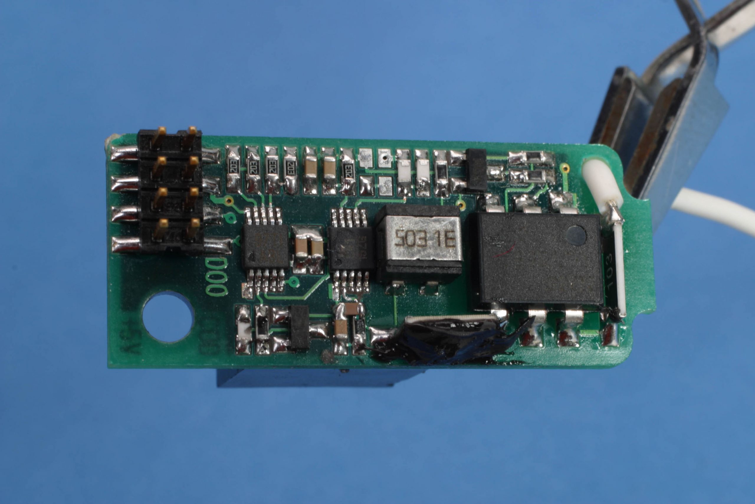 A modular, high-voltage power supply developed by Sandia National Laboratories engineers. (Photo by Bud Pelletier)