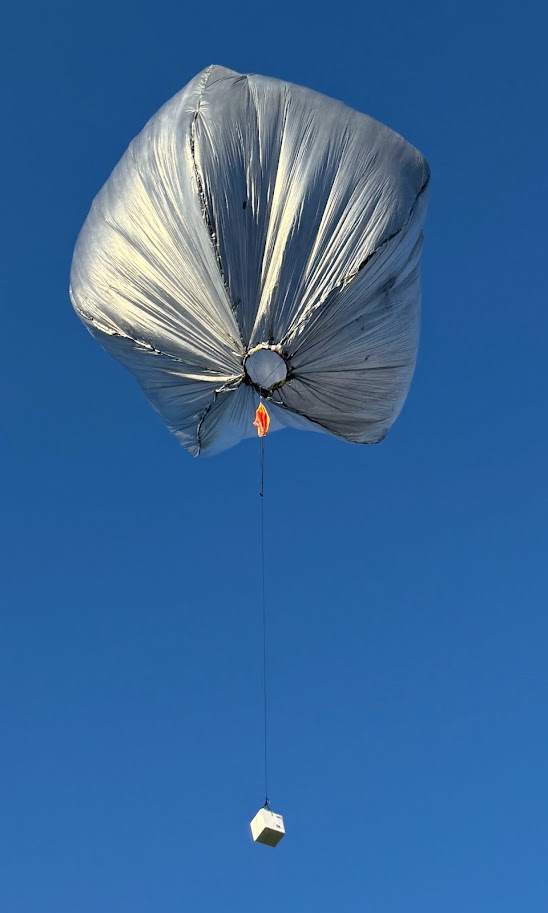Cleveland Middle School’s high-altitude balloon launch in 2024.