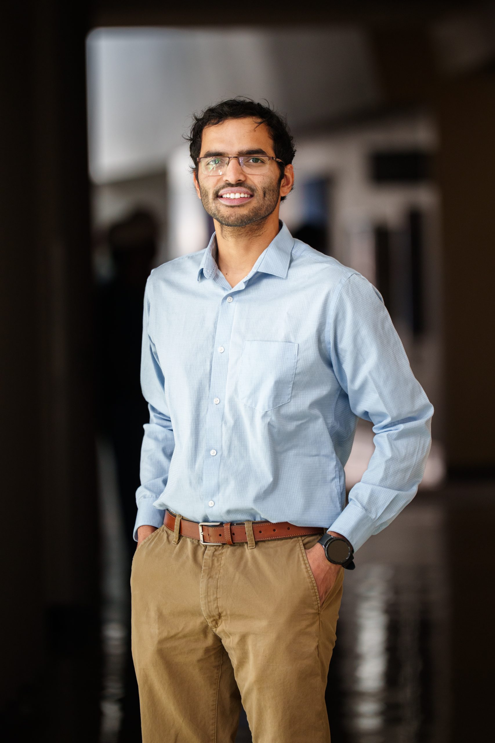“We are constraining ourselves to finding good experiments that will advance our understanding of the domain,” said Sandia National Laboratories scientist Saaketh Desai, pictured here. 