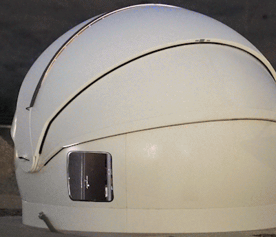 <strong>Allen Schnibben, a computer scientist at Sandia National Laboratories, works at the SOHBRIT observatory. SOHBRIT supports experiments and testing for Sandia’s Space Mission Program. </strong>(GIF by Craig Fritz)