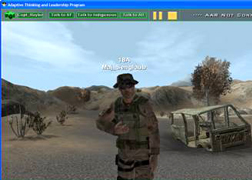 Scene from simulation game