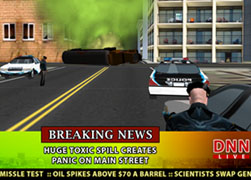 In one of the game’s early scenes, the Ground Truth player learns about the accident and sees that police have responded to the scene.