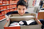 In 1995, Lockheed Martin/Sandia National Laboratories adopted the Shoes for Kids program as a corporate sponsored project.