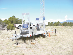 Cable site for wind farm